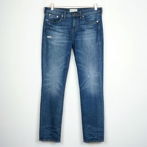 Madewell | Slim Boyjean Distressed Boyfriend Jeans